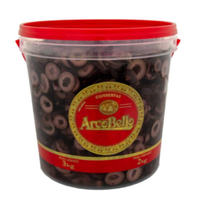 AZEITONA PRETA FATIADA ARCOBELLO 2 KG